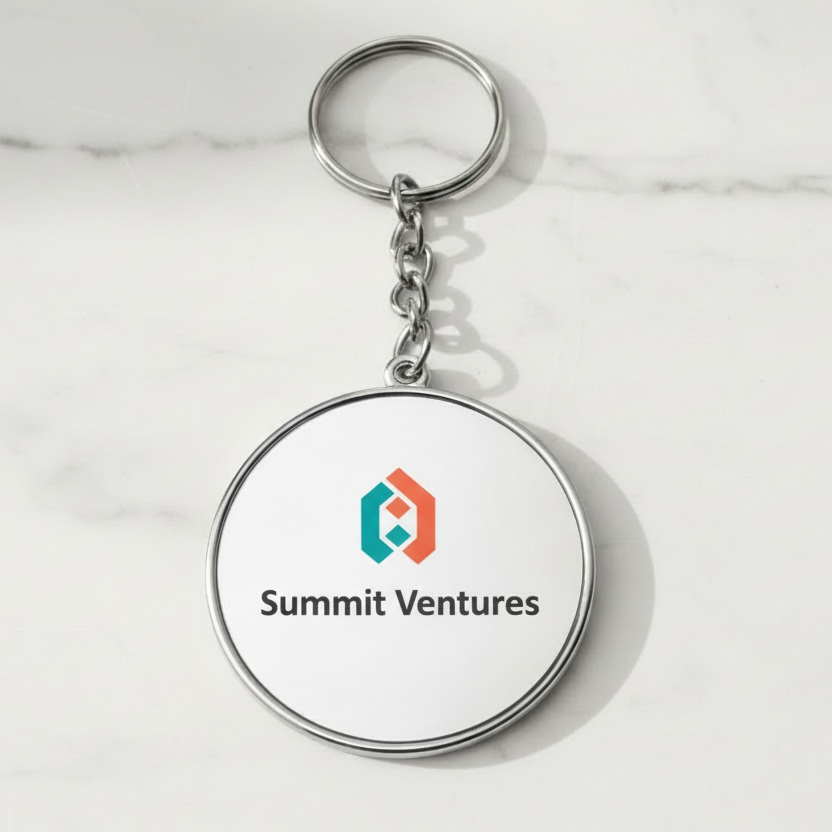 Premium Keychain| Promotional & Branding | Daily Brand Visibility | Double Sided