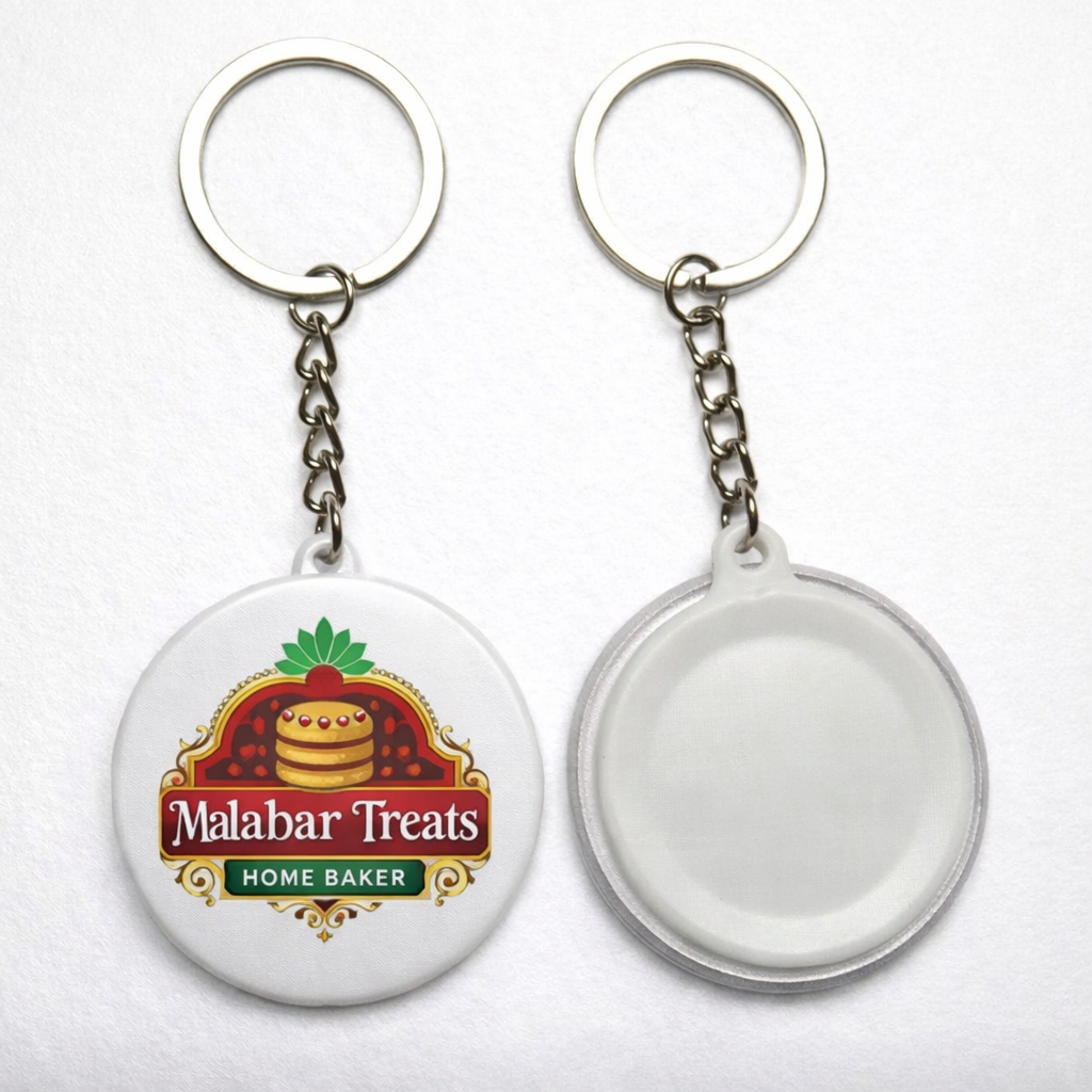 Round Keychain| Promotional & Branding | Daily Brand Visibility