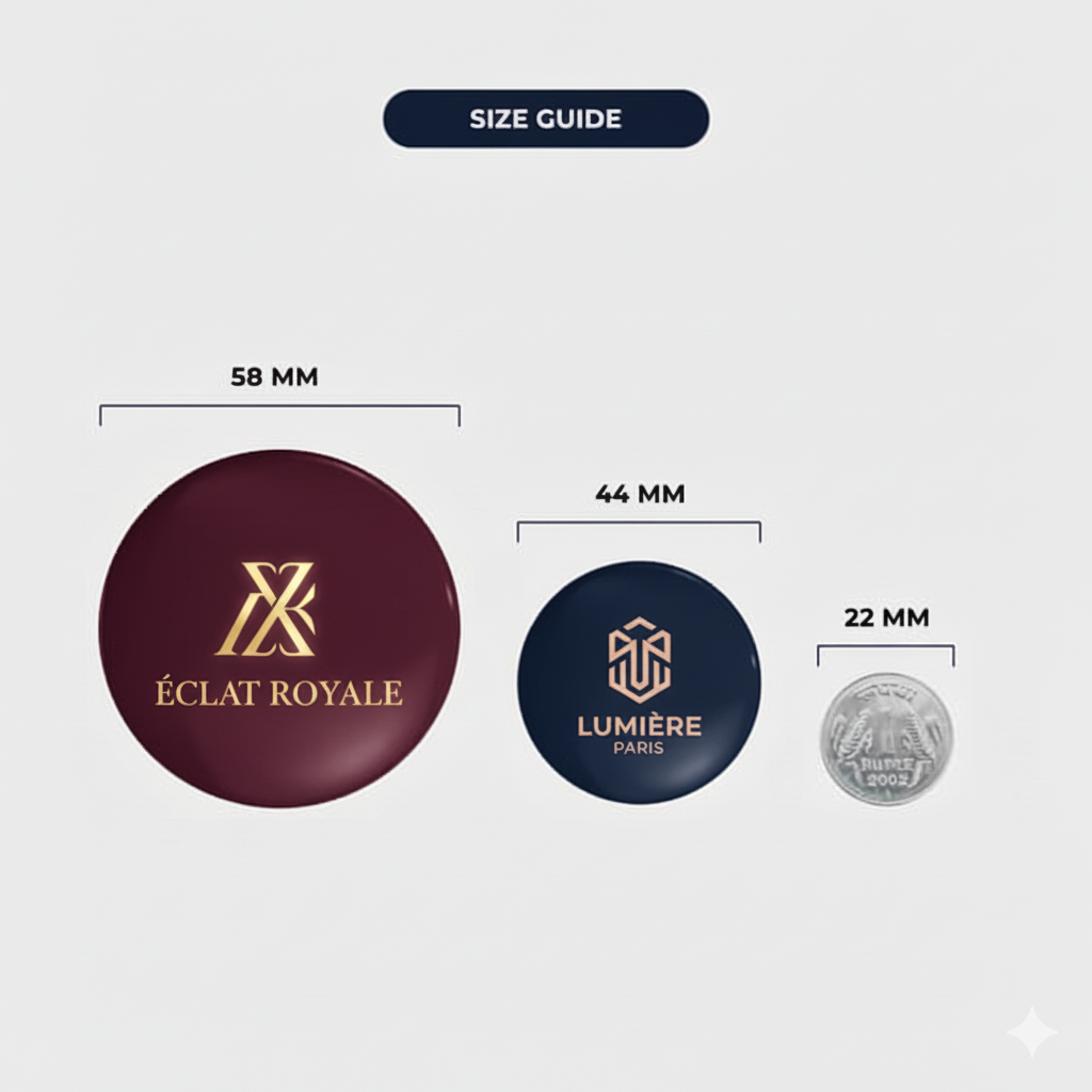 Round Fridge Magnet | Logo Printed |