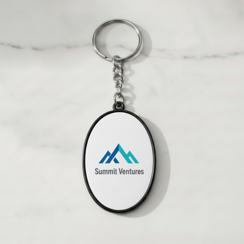 Premium Keychain| Promotional & Branding | Daily Brand Visibility | Double Sided