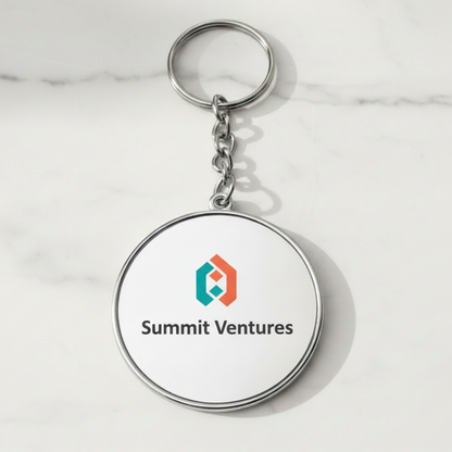 Premium Metal Keychain| Promotional & Branding | Daily Brand Visibility | Double Sided