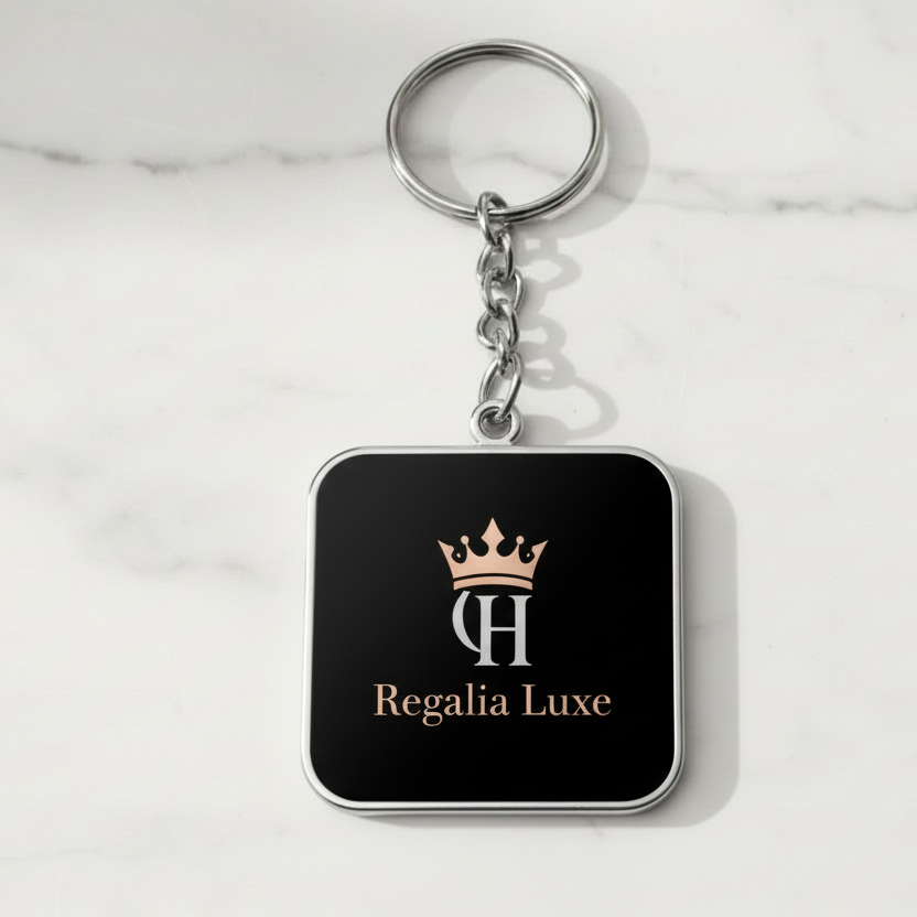 Premium Metal Keychain| Promotional & Branding | Daily Brand Visibility | Double Sided