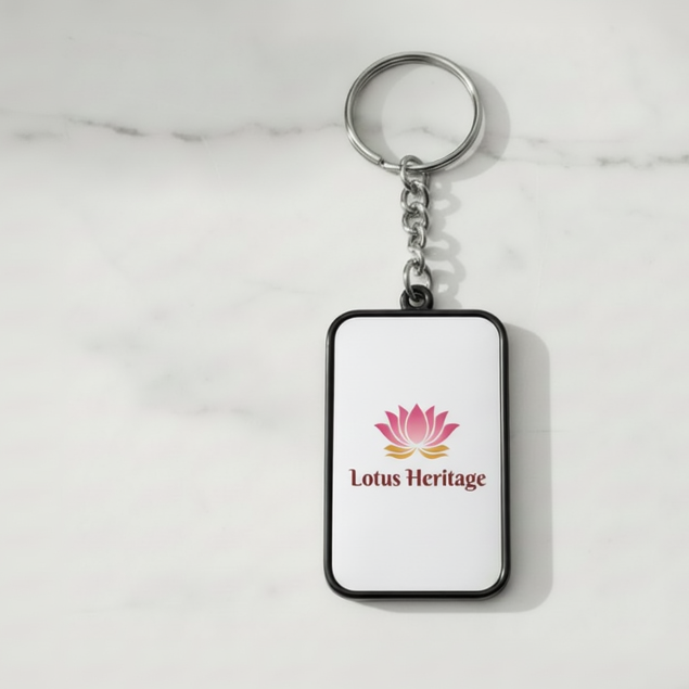 Premium Keychain| Promotional & Branding | Daily Brand Visibility | Double Sided