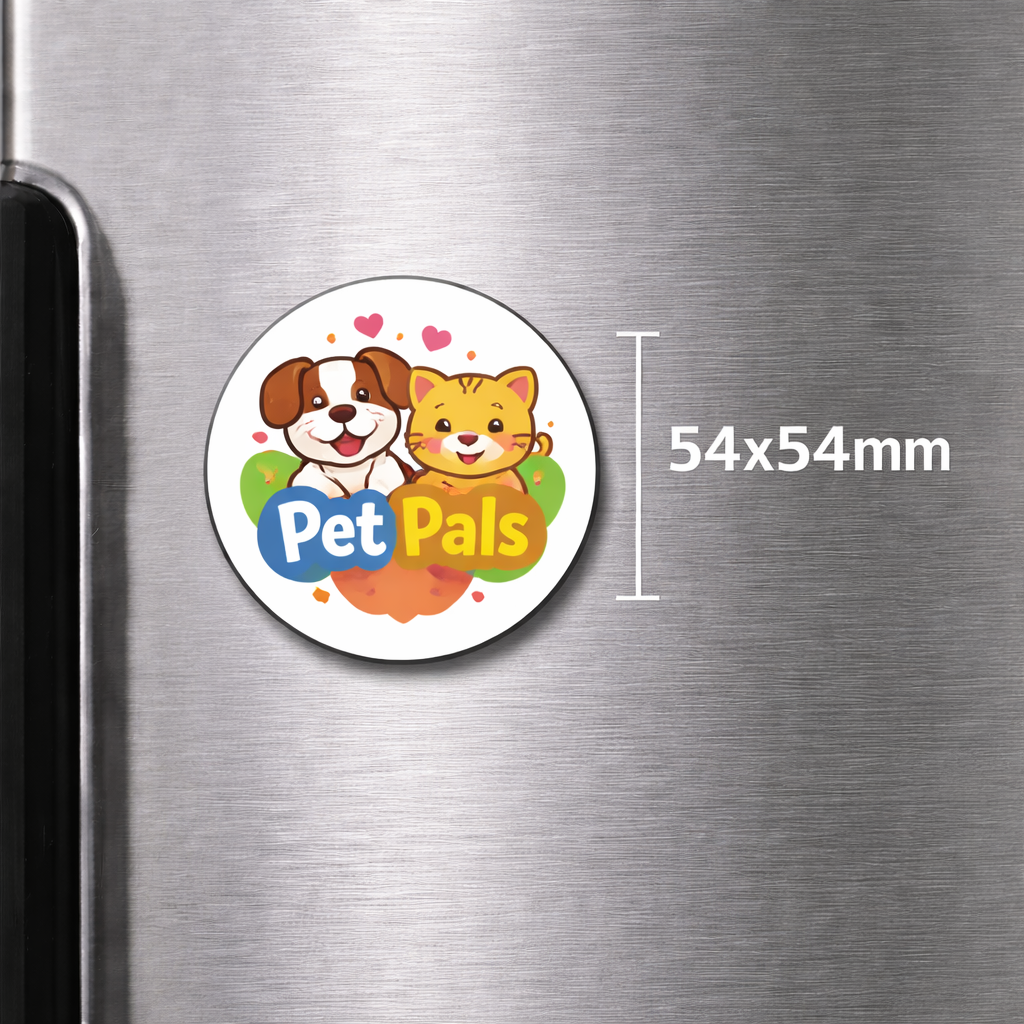 Economy Branded Fridge Magnets | Print On Magnetic Sheets | Basic Marketing Essesntials