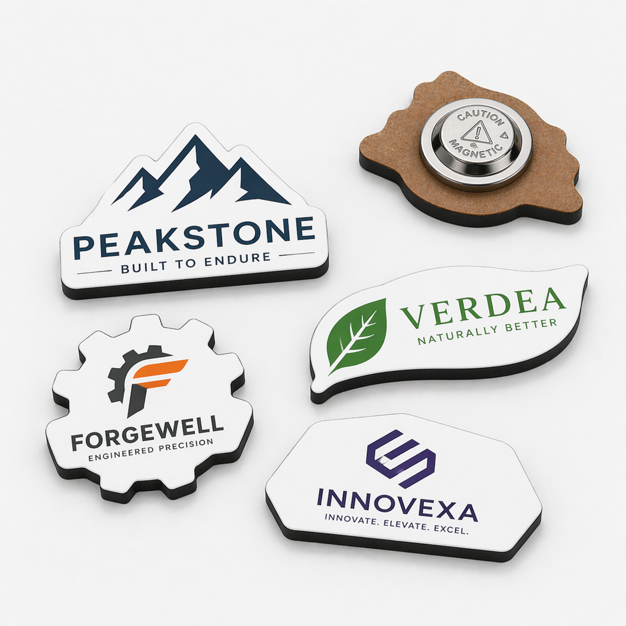 Premium Magnetic Badges | Logo Printed | Professional Branding Tool |