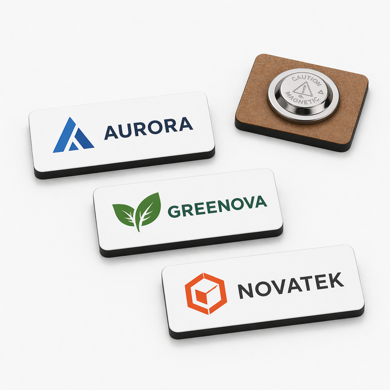 Premium Magnetic Badges | Logo Printed | Professional Branding Tool |