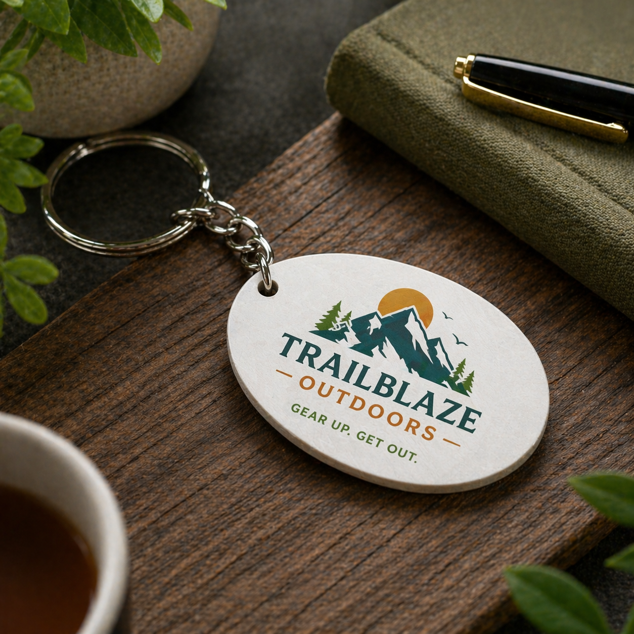 Premium Plastic Keychain – Daily Brand Visibility Tool