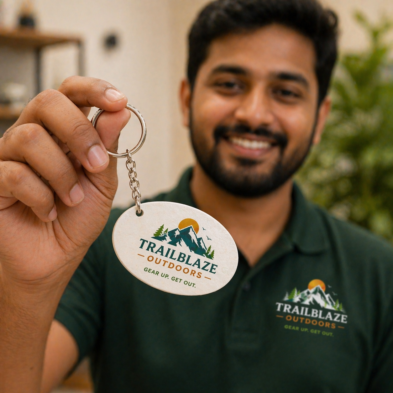 Premium Plastic Keychain – Daily Brand Visibility Tool
