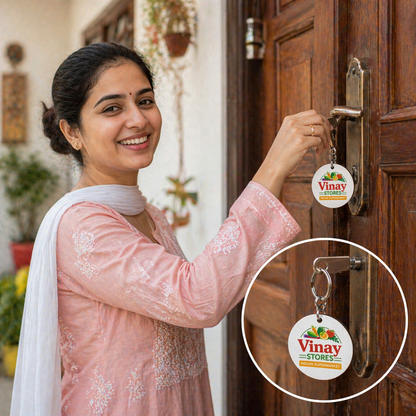 Premium Plastic Keychain – Daily Brand Visibility Tool