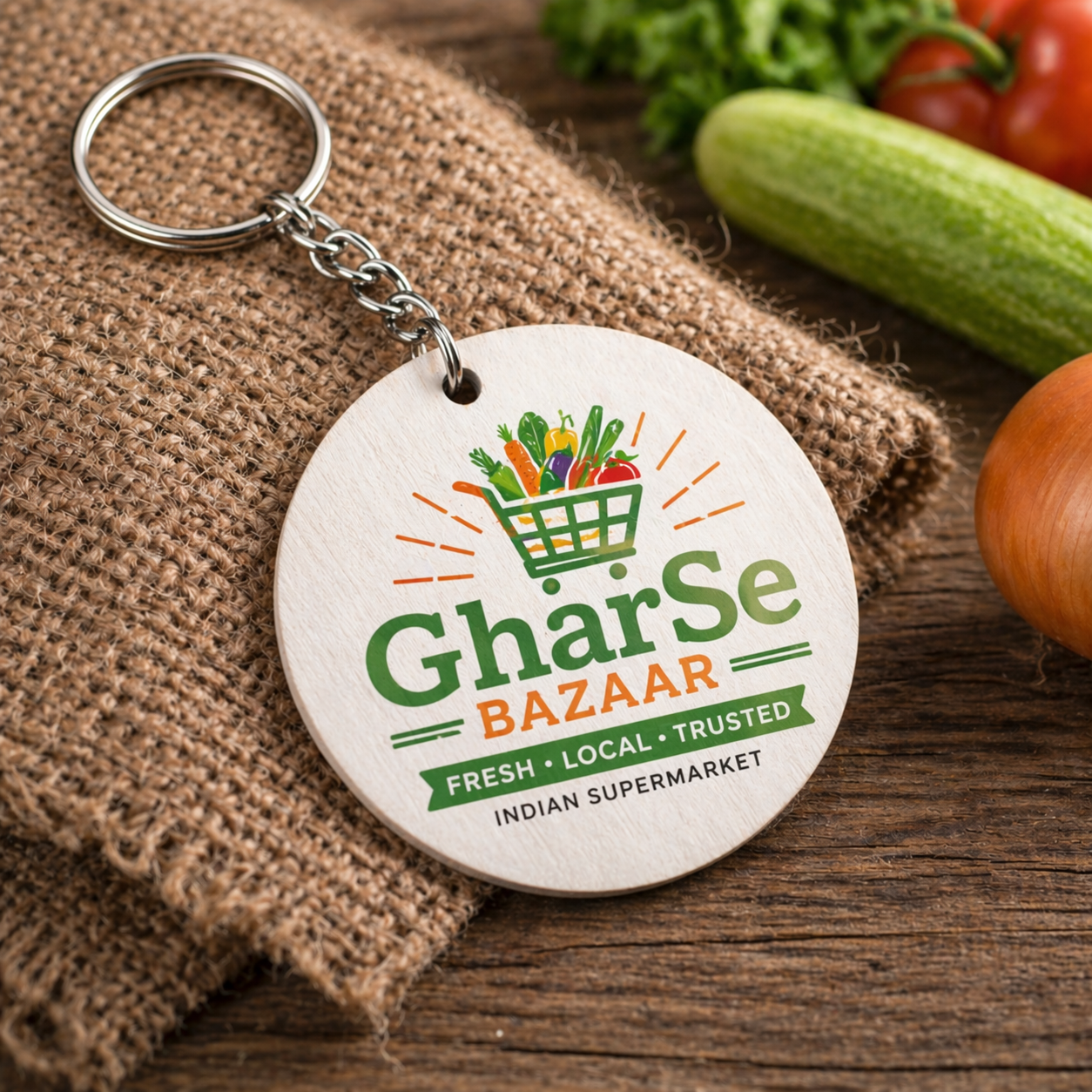 Premium Plastic Keychain – Daily Brand Visibility Tool