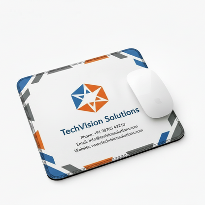 Premium Printed Mousepads with Logo & Details | Best for Daily Desk Branding & Recall Marketing  | Desk's Choice