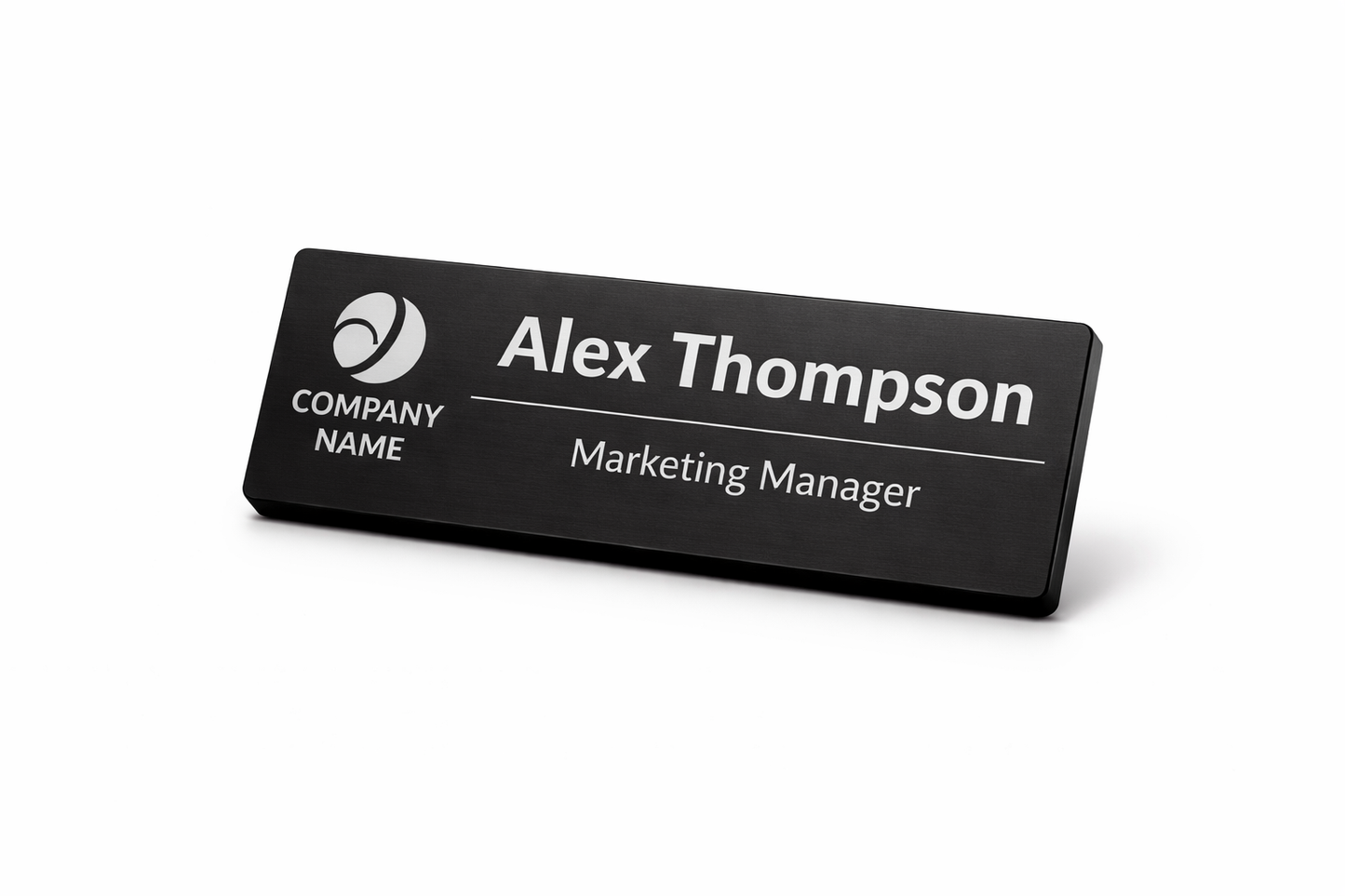 Premium Engraved | Name Badge | Professional Branding Tool |