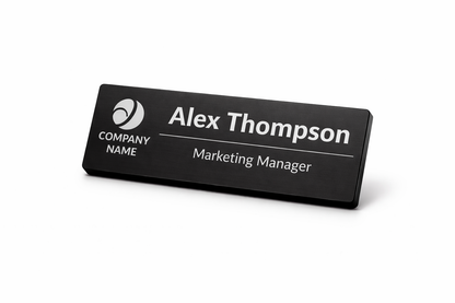 Premium Engraved | Name Badge | Professional Branding Tool |
