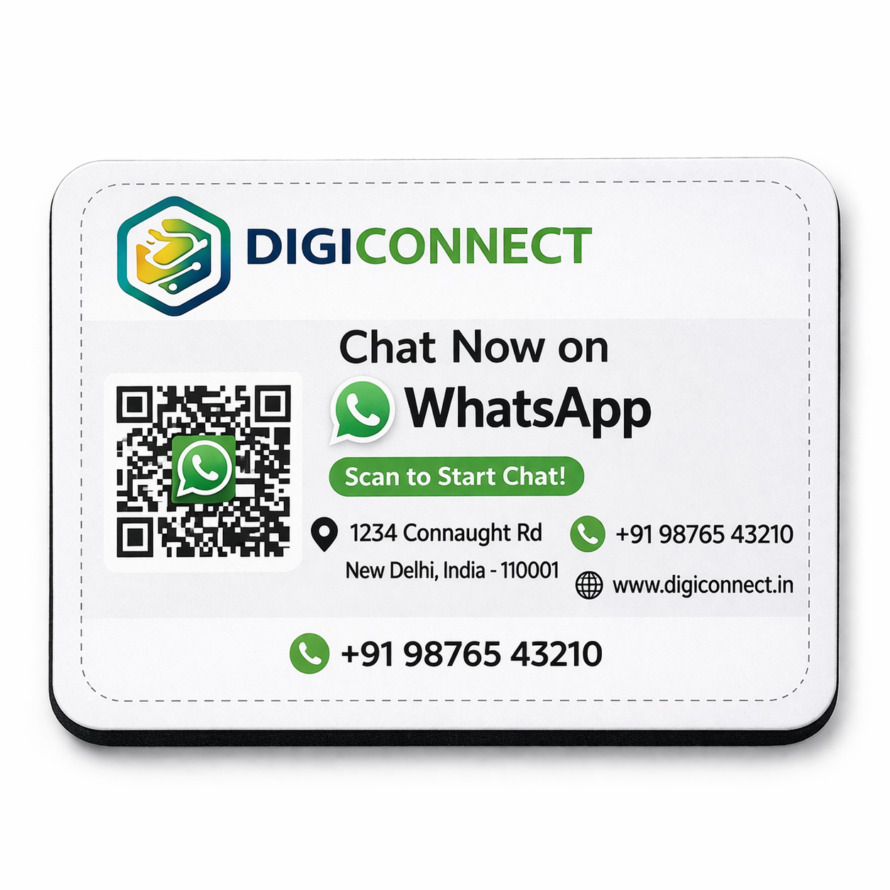 Customized Fridge Magnet | Best for Brand Recall | Use case: WhatsApp Engagements