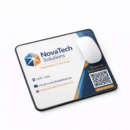Premium Printed Mousepads with CTA | Best for Daily Desk Branding & Recall Marketing  | Desk's Choice