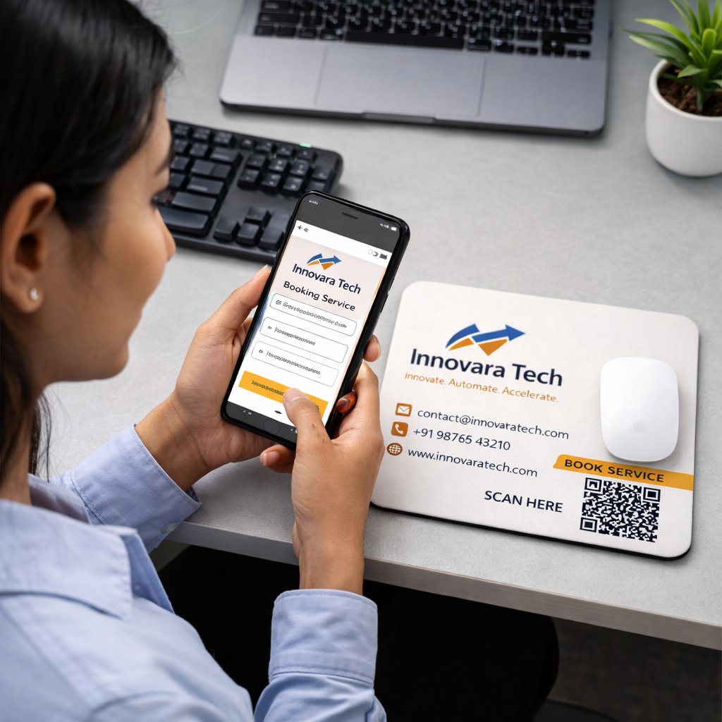 Premium Printed Mousepads with CTA | Best for Daily Desk Branding & Recall Marketing  | Desk's Choice
